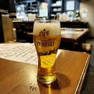 エビスビール（生）(いずみ田 中目黒店 （はかたいずみだ）)