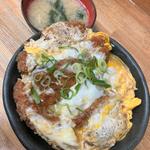 かつ丼 てんこ盛り 玉子(まるはのかつ丼)