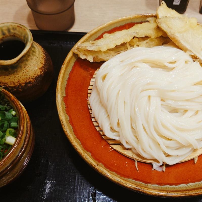 ざるごぼう天(博多うどん「はし田たい吉」新橋)