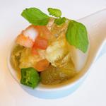 貝柱と夏野菜のゼリー寄せ（ランチバイキング）(ラ・ベランダ アパホテル 広島駅前大橋)