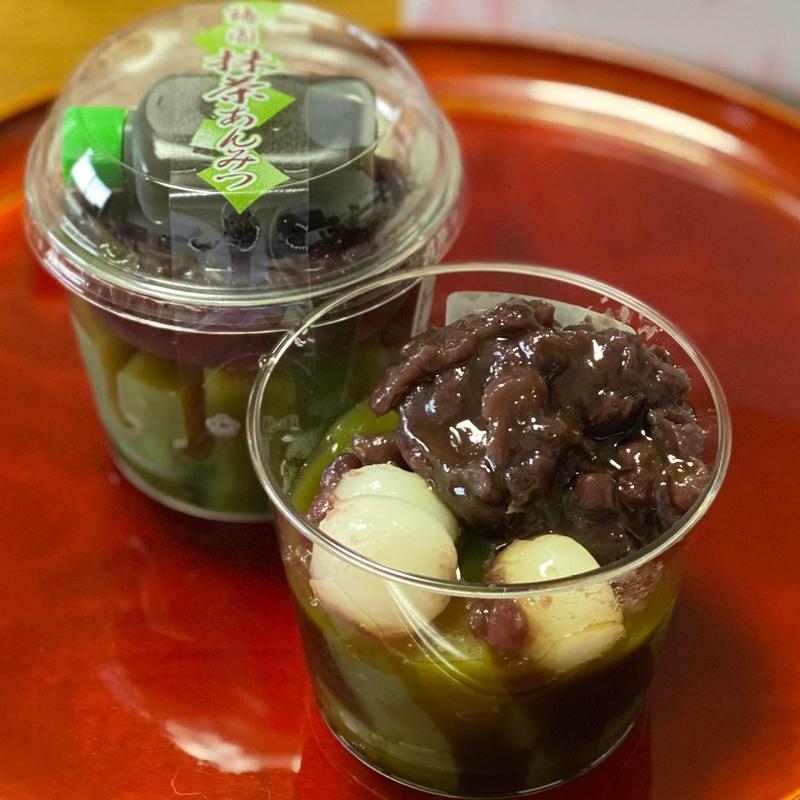 抹茶あんみつ(浅草梅園)