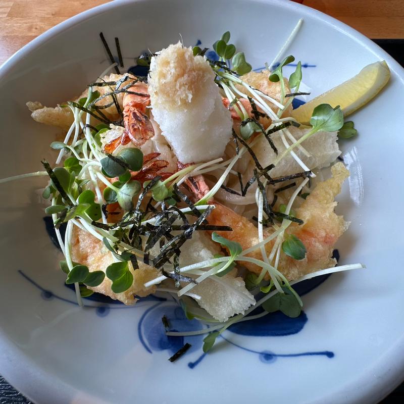 エビ餅うどん(安菜蔵 （アナゾウ）)