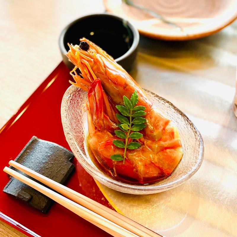 皐月　車海老艷煮(GLAMPROOKしまなみ)