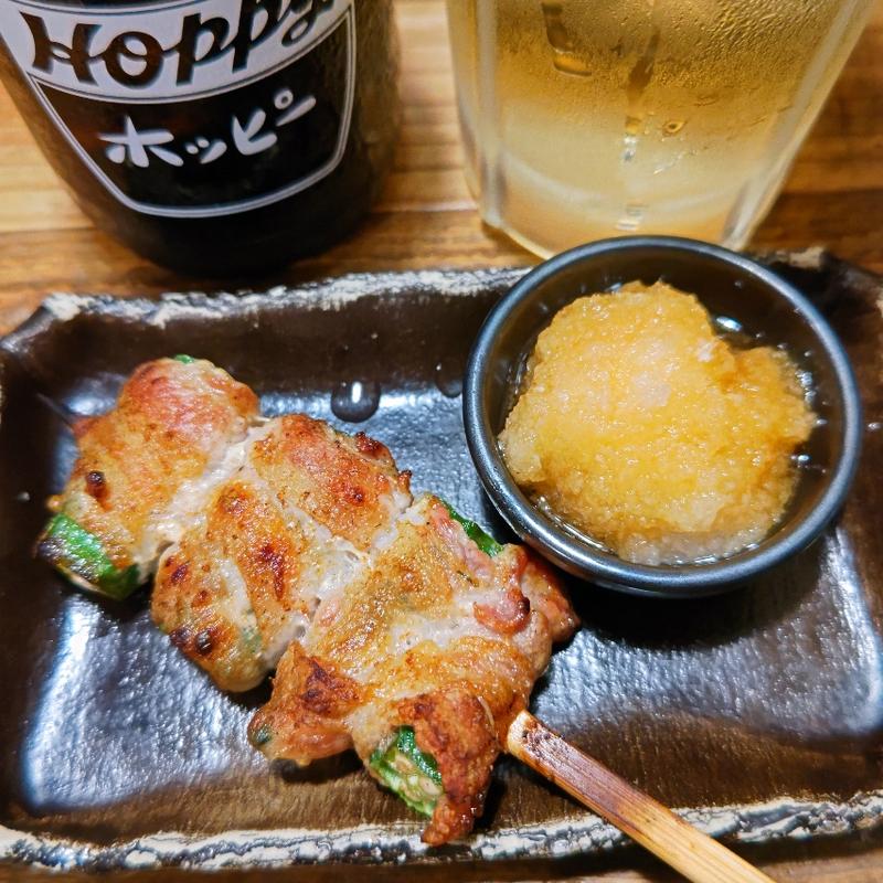 オクラの肉巻き串(のげちゃん)