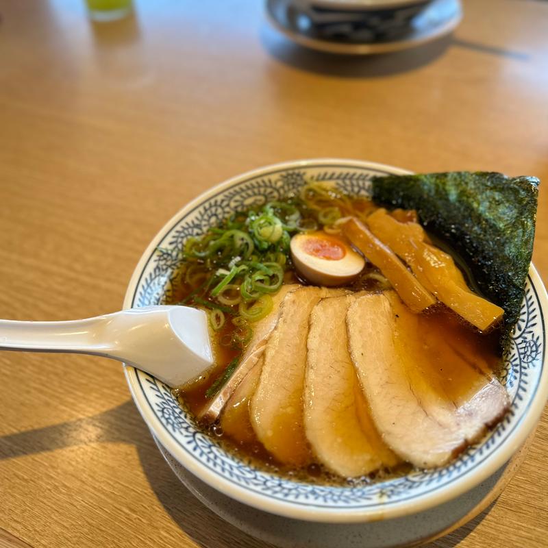 熟成醤油チャーシュー麺(丸源ラーメン 羽曳野店)