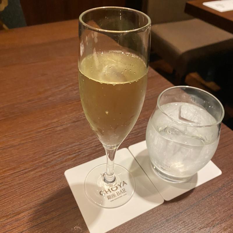 UMEスパークリングワイン(The CHOYA 銀座 BAR)