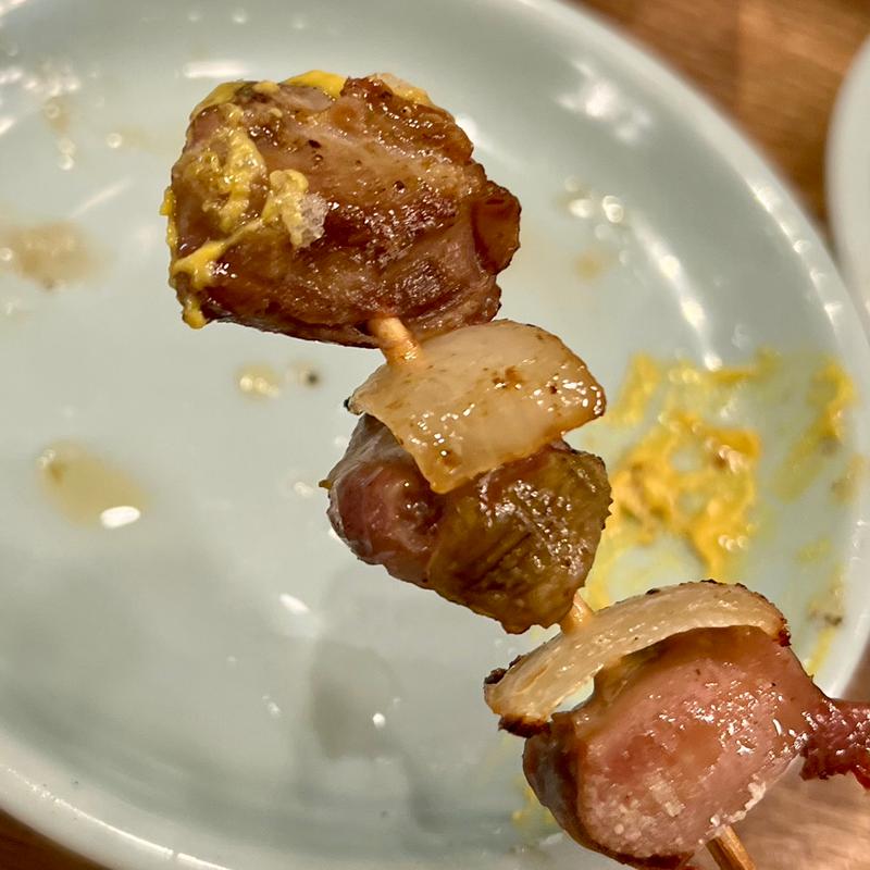 砂肝串/塩(大衆酒場 富士山)