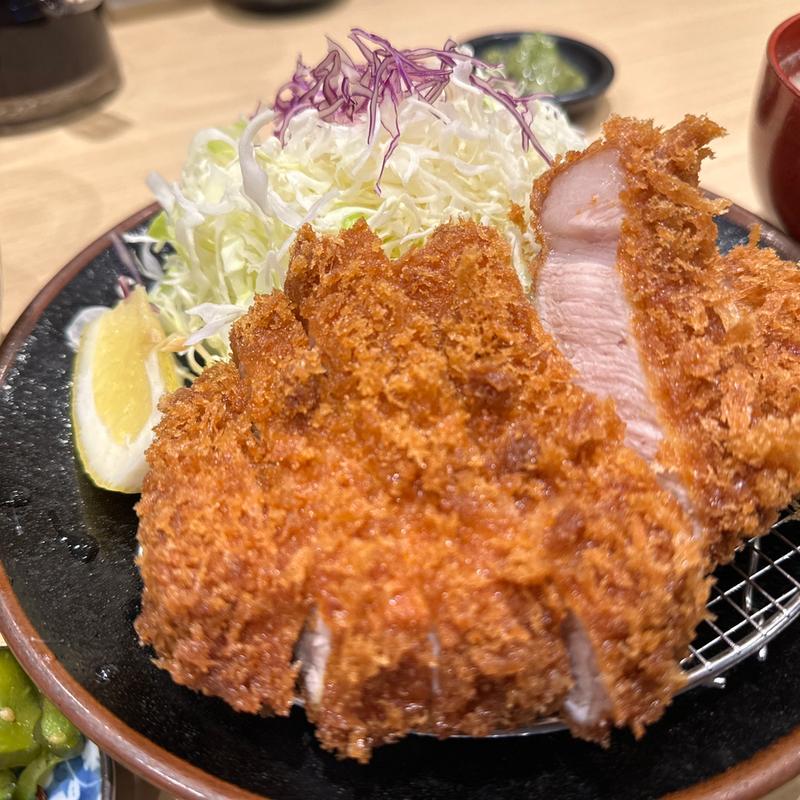 上ロースかつ定食(とんかつ檍 羽田イノベーションシティ店)