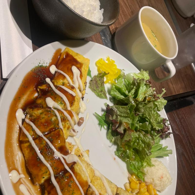 とん平焼きランチ(鉄板焼 もんじゃ焼 ひいろ )