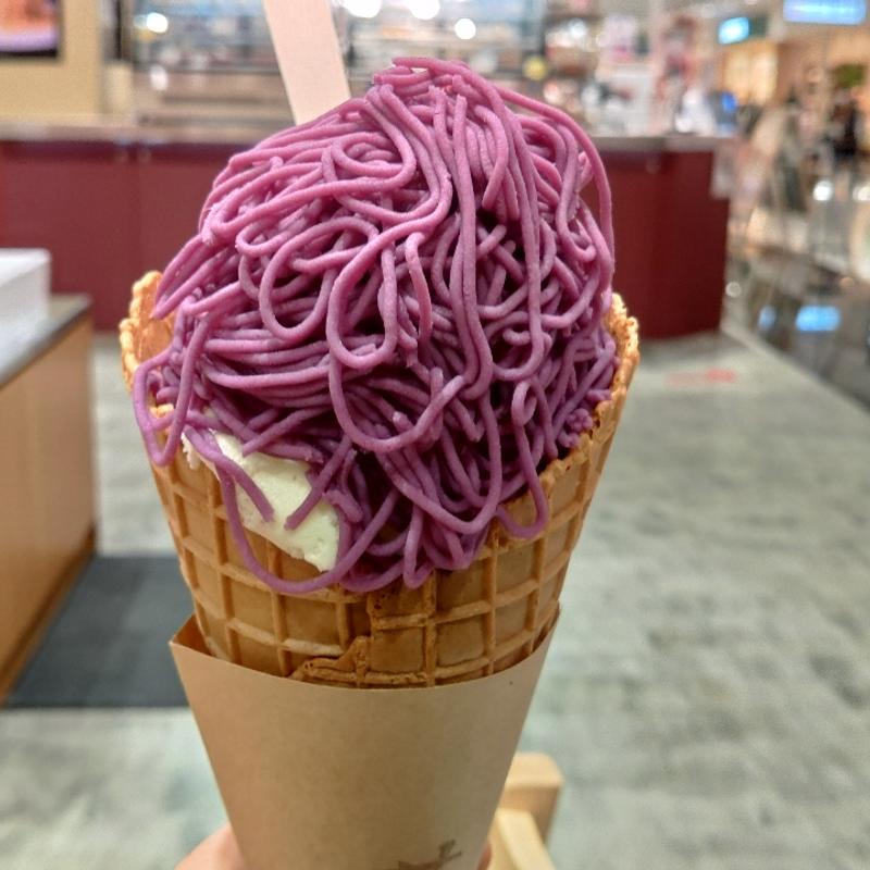 モンブランソフト  綾紫(さつまいもスイーツ専門店-いもこ- イオンモール新利府南館店)
