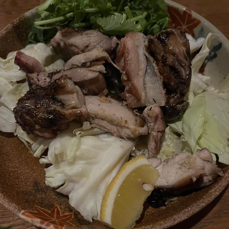 鶏モモわら焼き(じぃま)