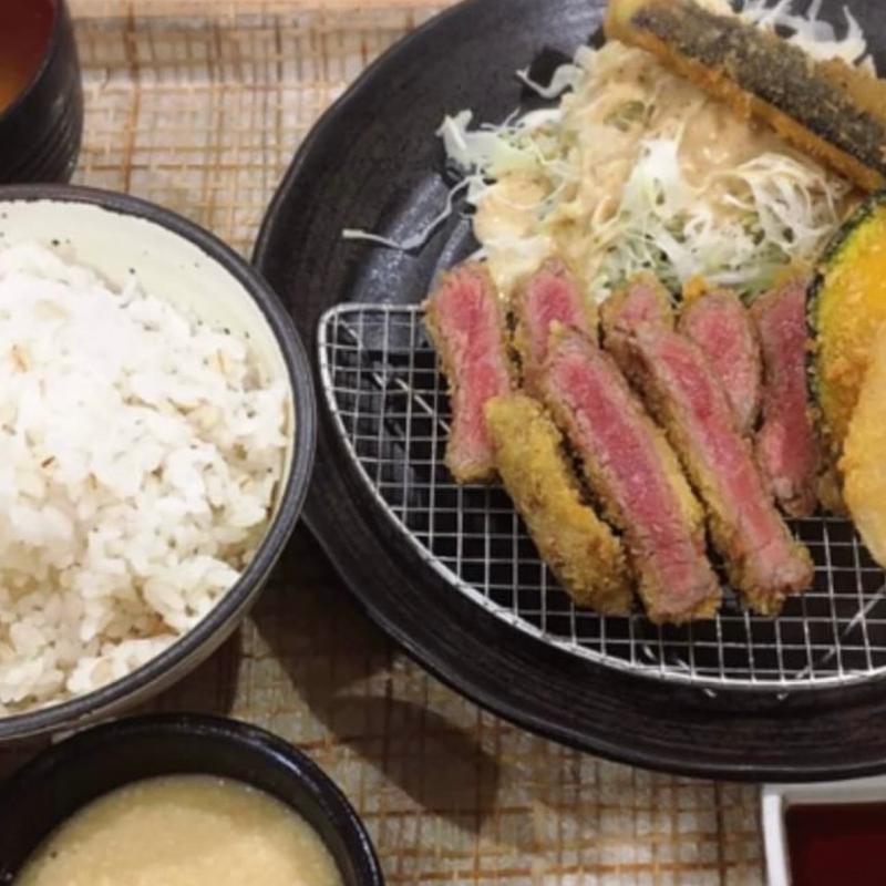 牛カツ定食(牛かつ上村 イオン堺鉄砲町)