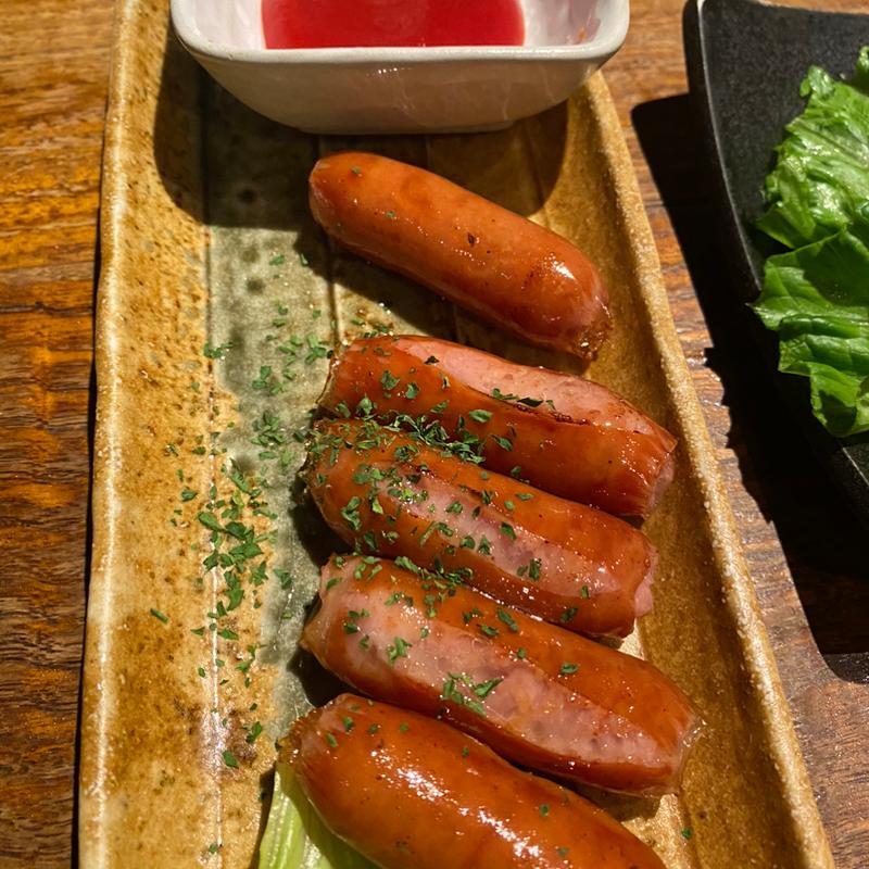 ソーセージのバッキバキ焼き(和楽 本店 （しょくどうくうかん やわらく ほんてん）)