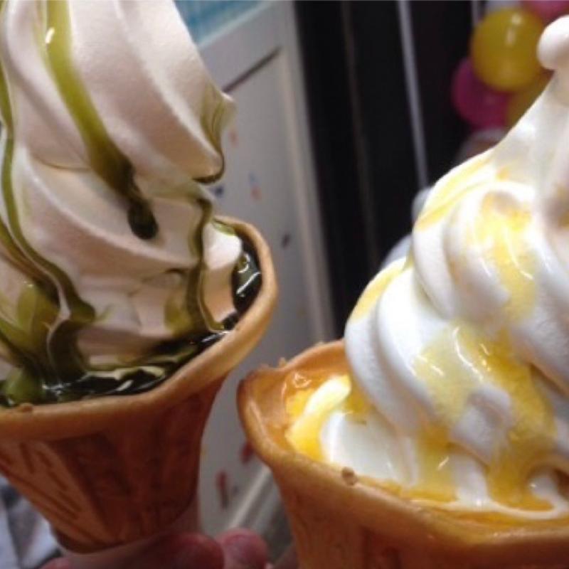 抹茶(いれぶんソフト)