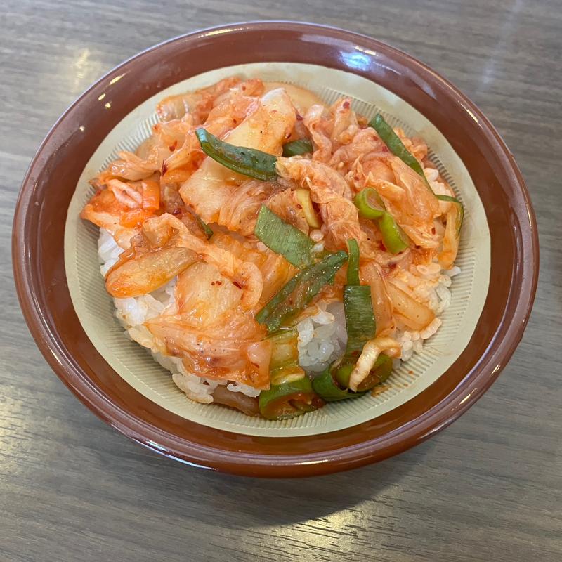 ネギキムチごはん(自家製麺 麺屋 翔)