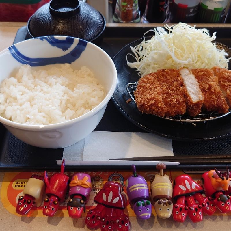 国産雪国育ちロースカツ定食(松屋 エイトタウン本宮店 )