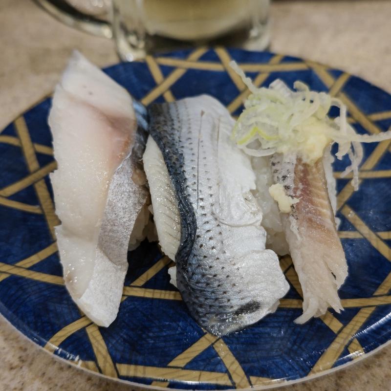 光三種盛り(平禄寿司 横浜中伊勢佐木町店)