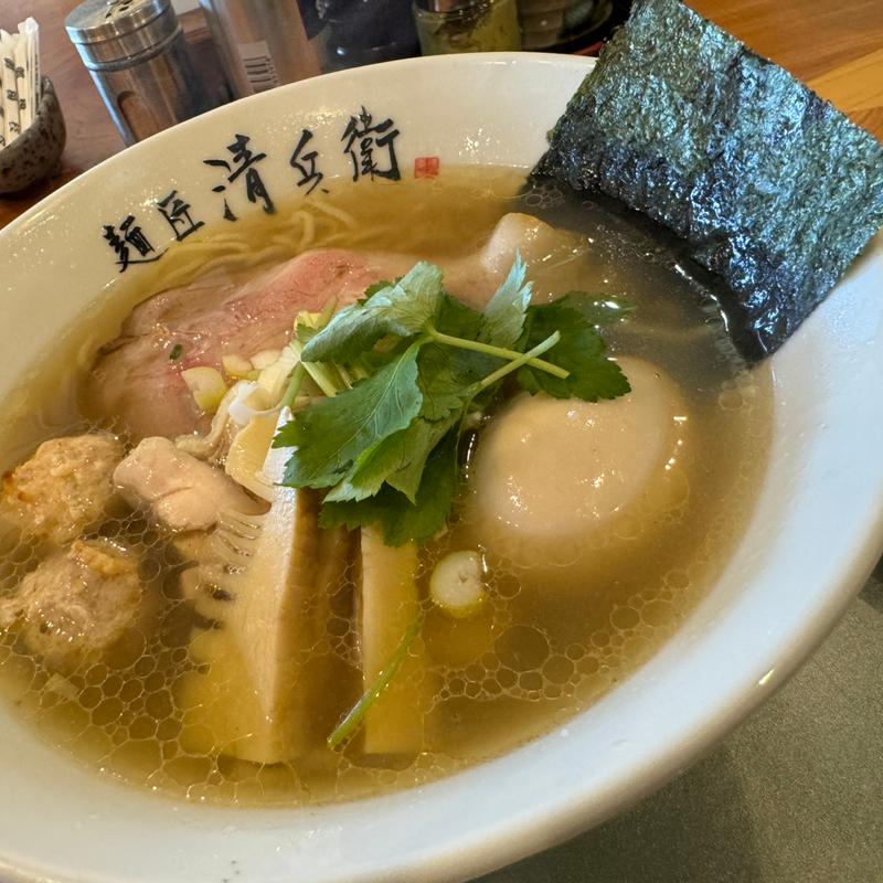 特製鶏塩ラーメン(麺匠 清兵衛 下赤坂店)