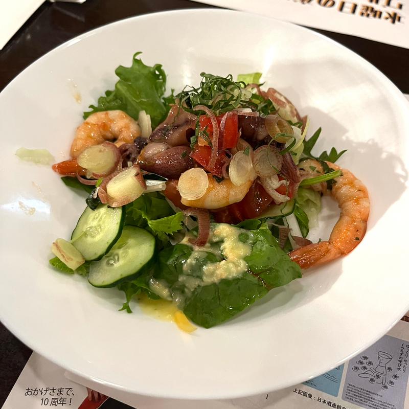 エビとホタルイカのミョウガのカルパッチョ(ビストロ グルナッシュ （B'stro Grenache）)