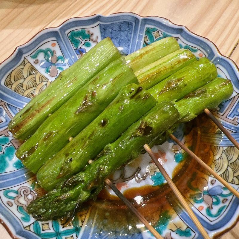 アスパラバター(炭火焼鶏ぱんださん)