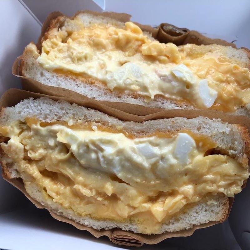 ホットたまごサンド(糸島カフェ ファームハウス UOVO)