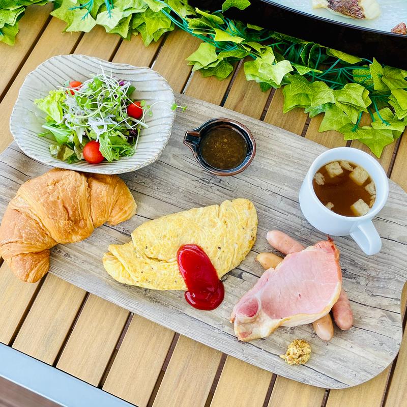 モーニング　洋食(GLAMPROOKしまなみ)