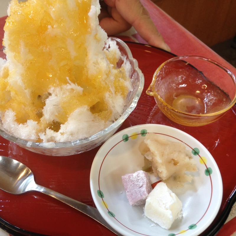 梅かき氷(ぷらむ工房 )