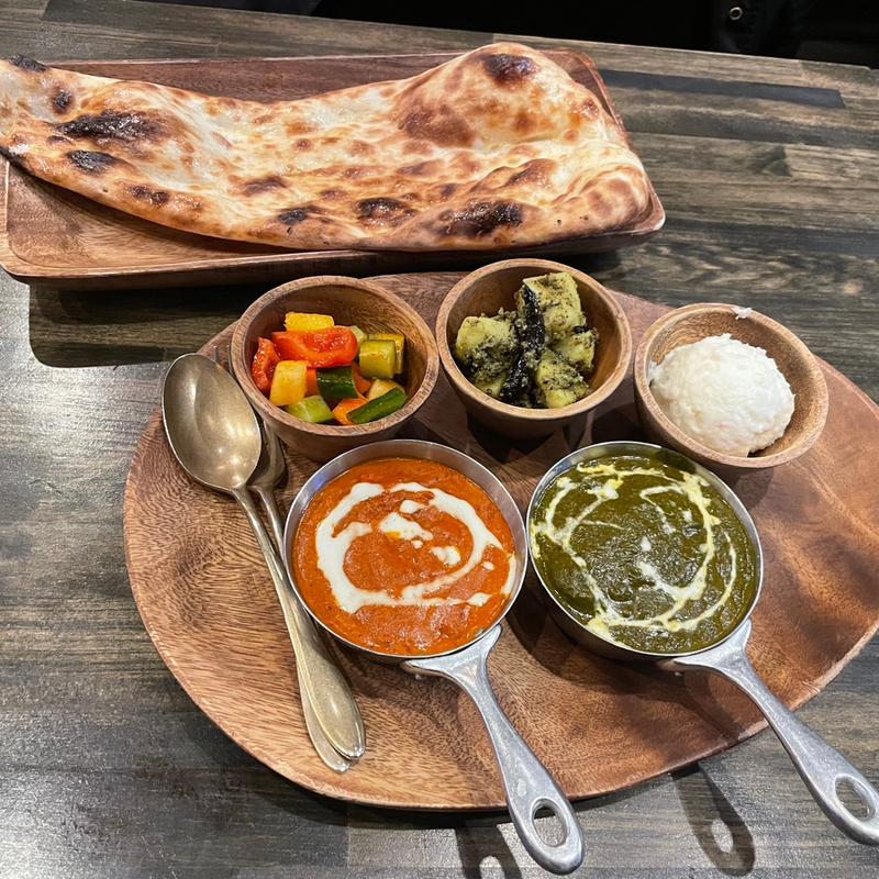 2種セットのカレー(スパイス研究所MAD CHEFs浜松町本店)