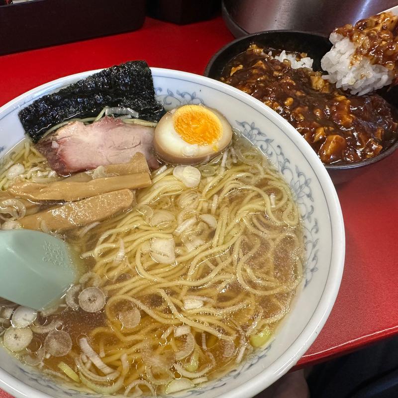 ラーメン半マーボー丼セット(あ麺んぼ )
