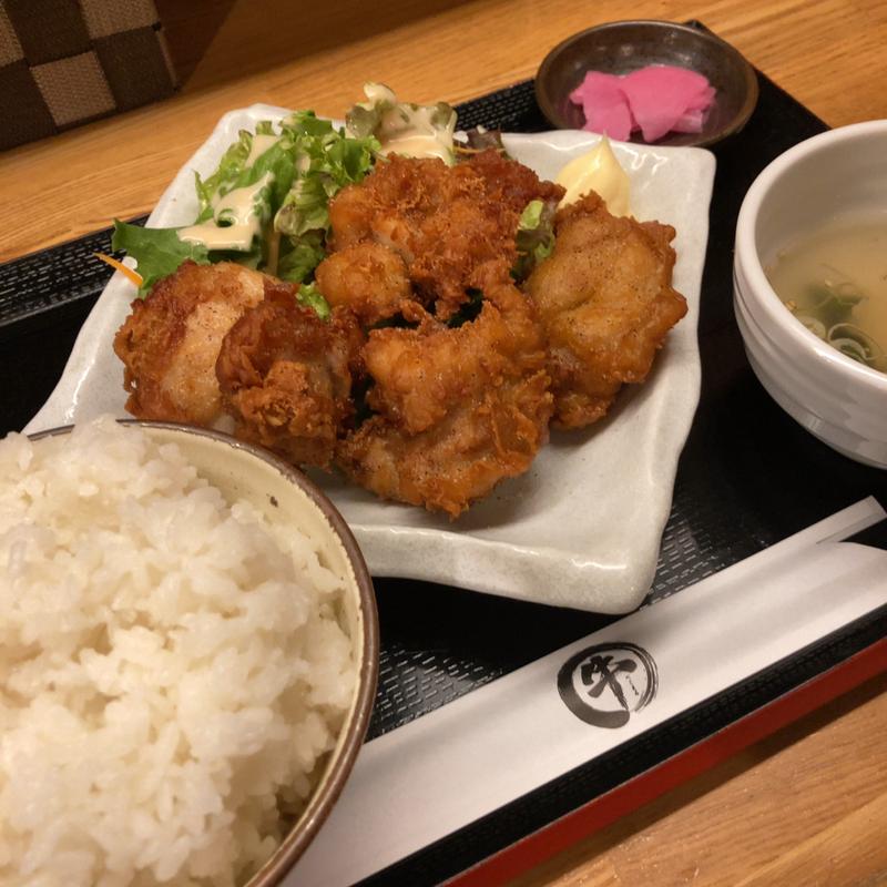 唐揚げ定食(居酒屋 べこまる 高津総本家)
