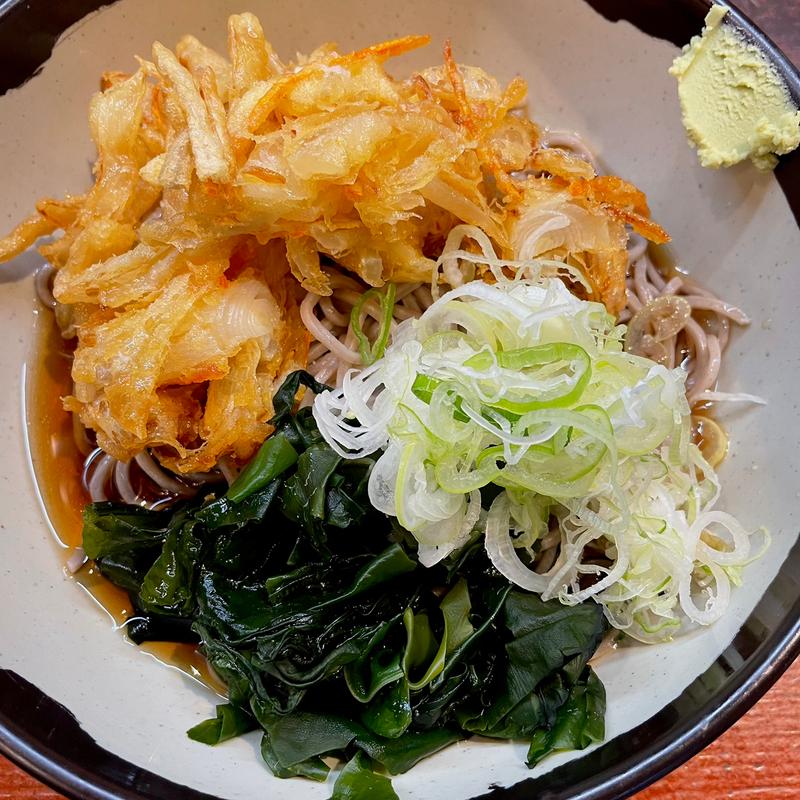 冷やしかき揚げそば(笠置そば　 北与野店 )
