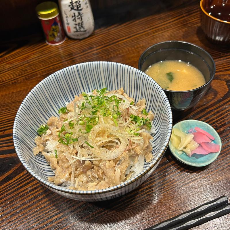 鯵たたき胡麻ダレ丼(酒処 魚肴)