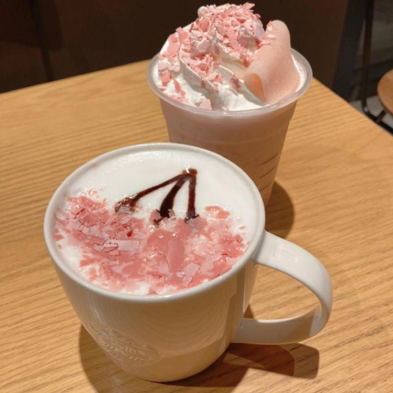 桜フラペチーノ(スターバックスコーヒー 泉南りんくう公園店)