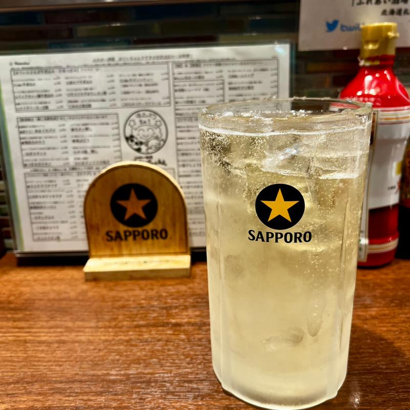 ハイボール/デカジョッキ(ほていちゃん すすきの交差点店)