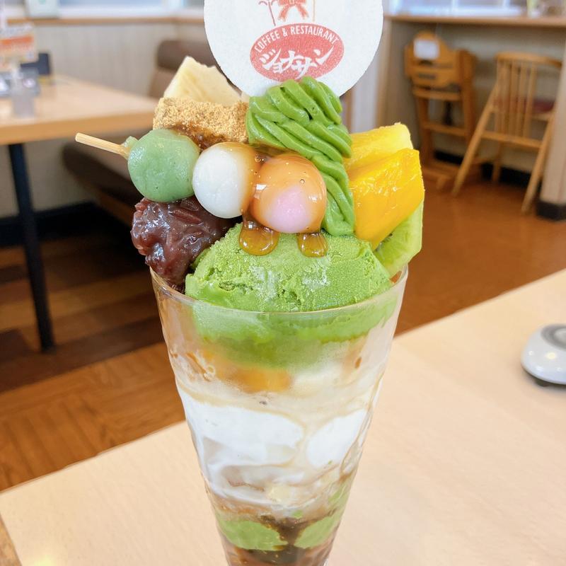 やんごとなき、ジョナパフェDX(和風)(ジョナサン 鎌倉手広店)