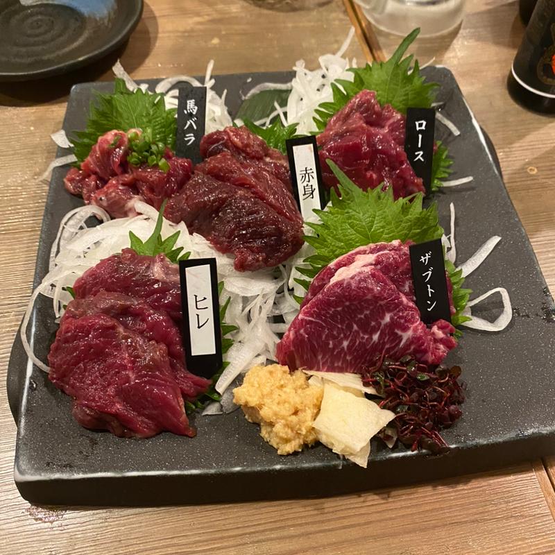 本日のお造り　五点盛り　特上(馬並み家 新橋)