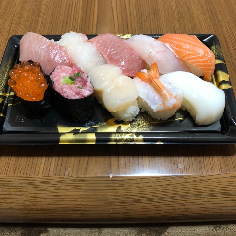 中トロ入り10貫(角上魚類 前橋店)