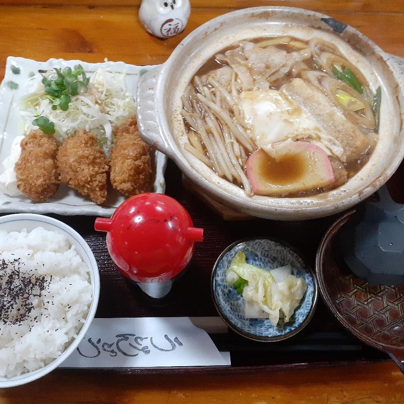 みそ煮込みうどんカキフライセット(川久庵 )