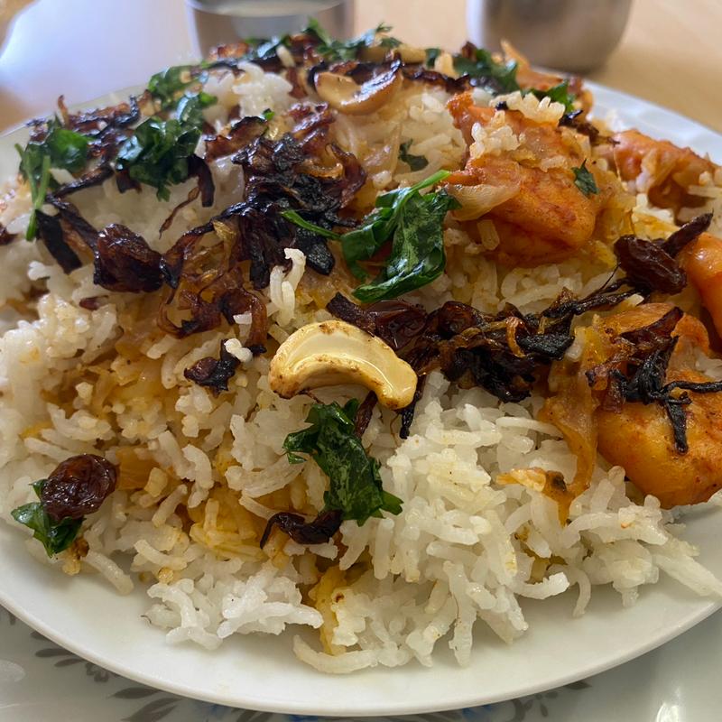 エビビリヤニ(Kerala Indian Restaurant)