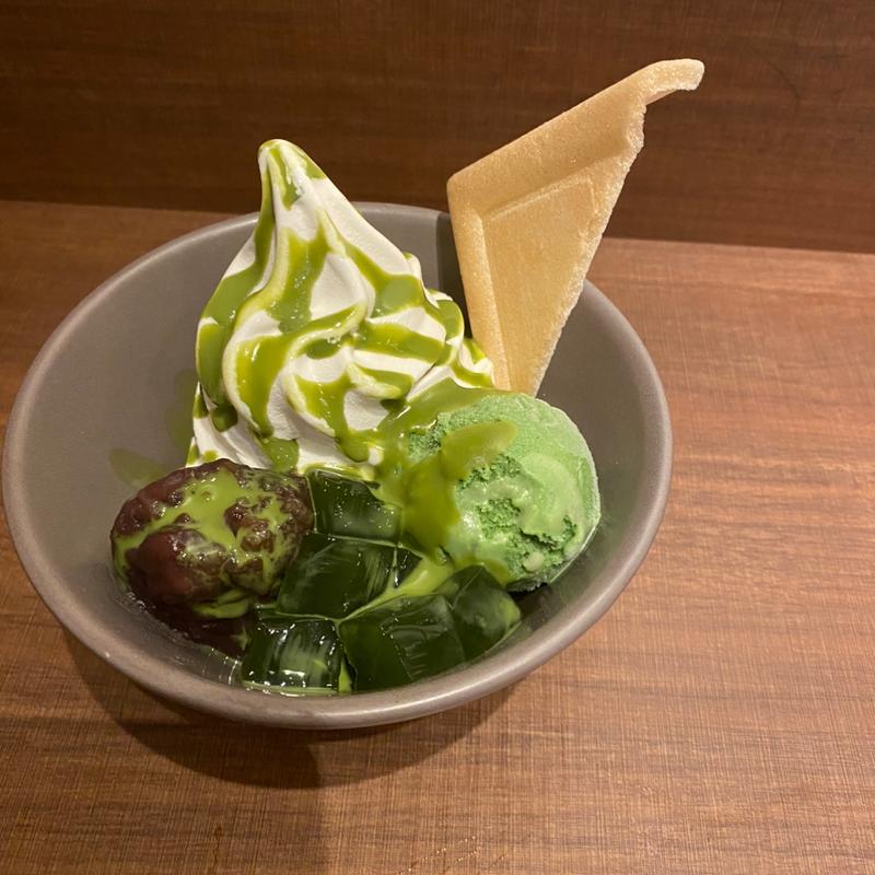 宇治抹茶パフェ(サンマルクカフェ 大阪南海なんば駅店)