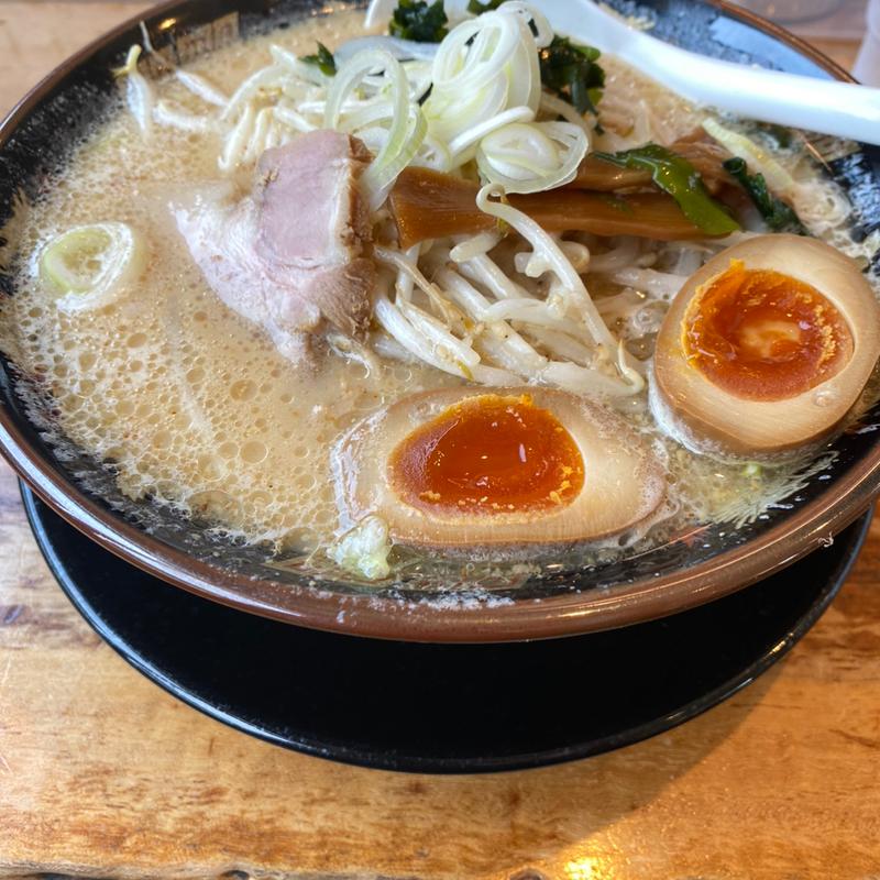 味玉味噌ラーメン(北海道らーめんみそ熊 東松山店)