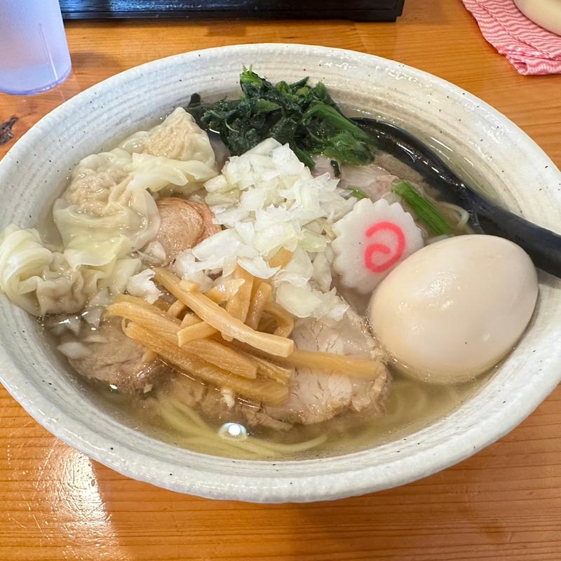 塩そば全部のせ(自家製拉麺 暖田。)