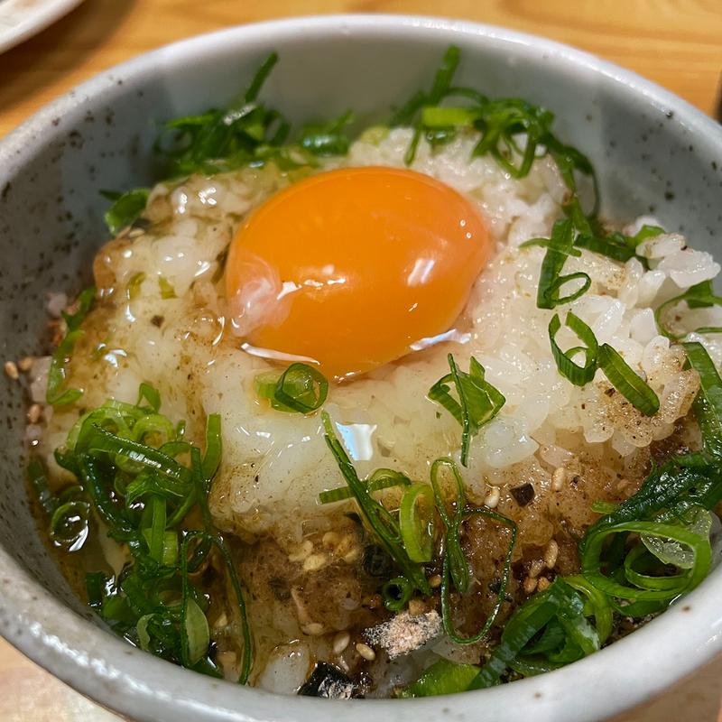 塩かつお卵かけご飯(オアシス御殿場)