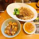 汁なし担担麺＋小麻婆豆腐丼(雲林坊)