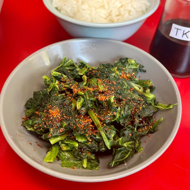 ほうれん草(ラーメン山岡家 南2条店)