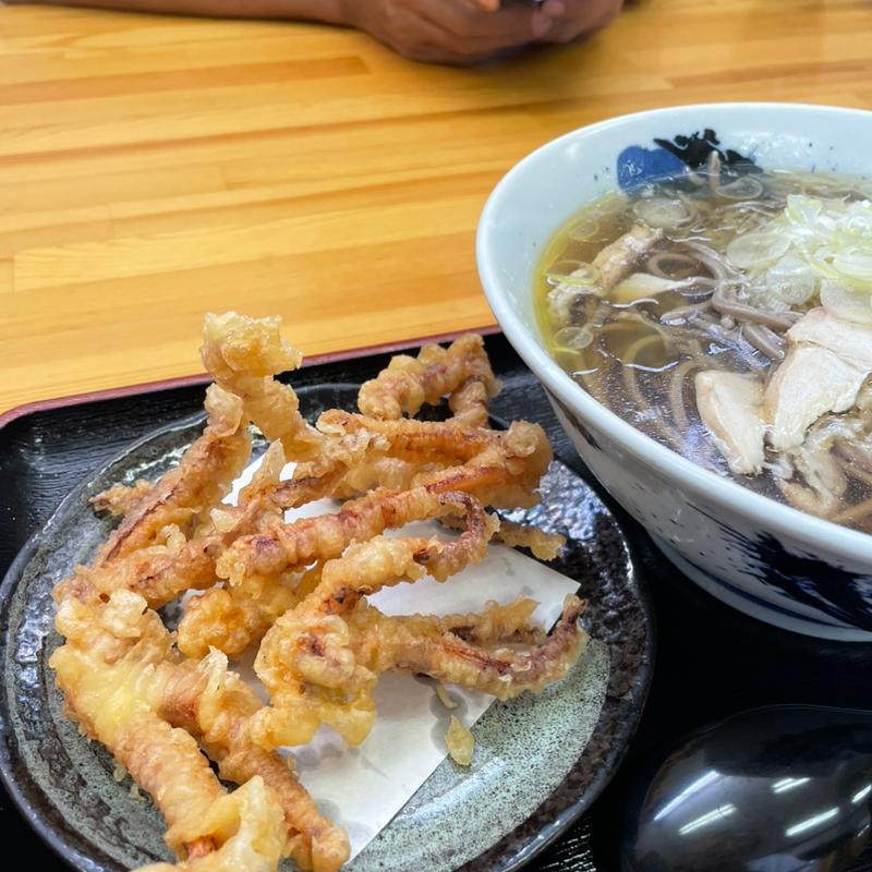 ゲソ天(山形蕎麦 つるや)