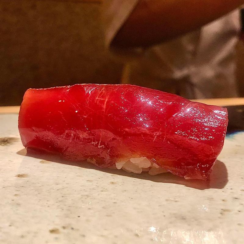 赤身漬け(鮨さいとう)