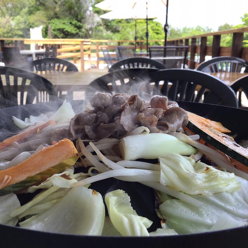 ジンギスカン定食(泉ヶ岳スキー場)