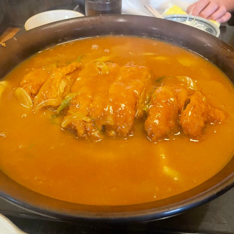 カツカレーうどん(大)(ふじきち)