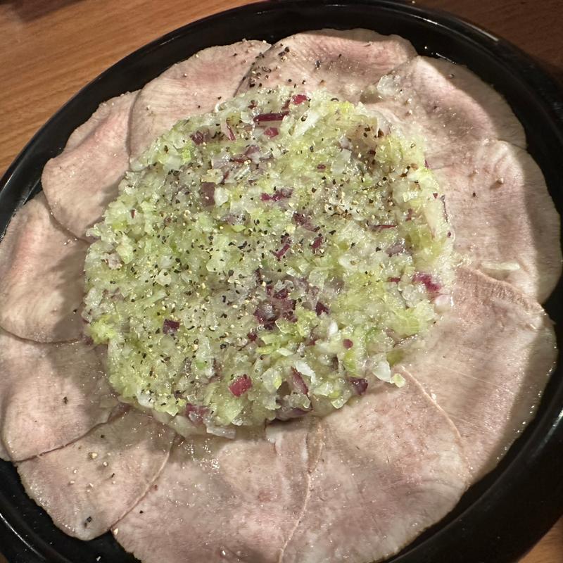 究極のネギたん塩(焼肉一心たん助 上野本店)